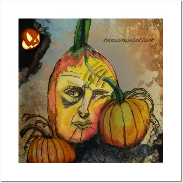 Pumpkin Wall Art by teenamarie23art
